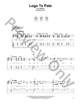 Logo Te Pate Guitar and Fretted sheet music cover